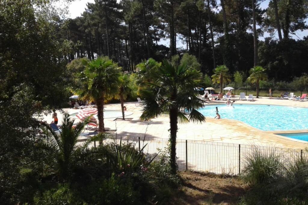T2 Antigua Ondres Plage Avec Piscine Et Tennis Luaran gambar